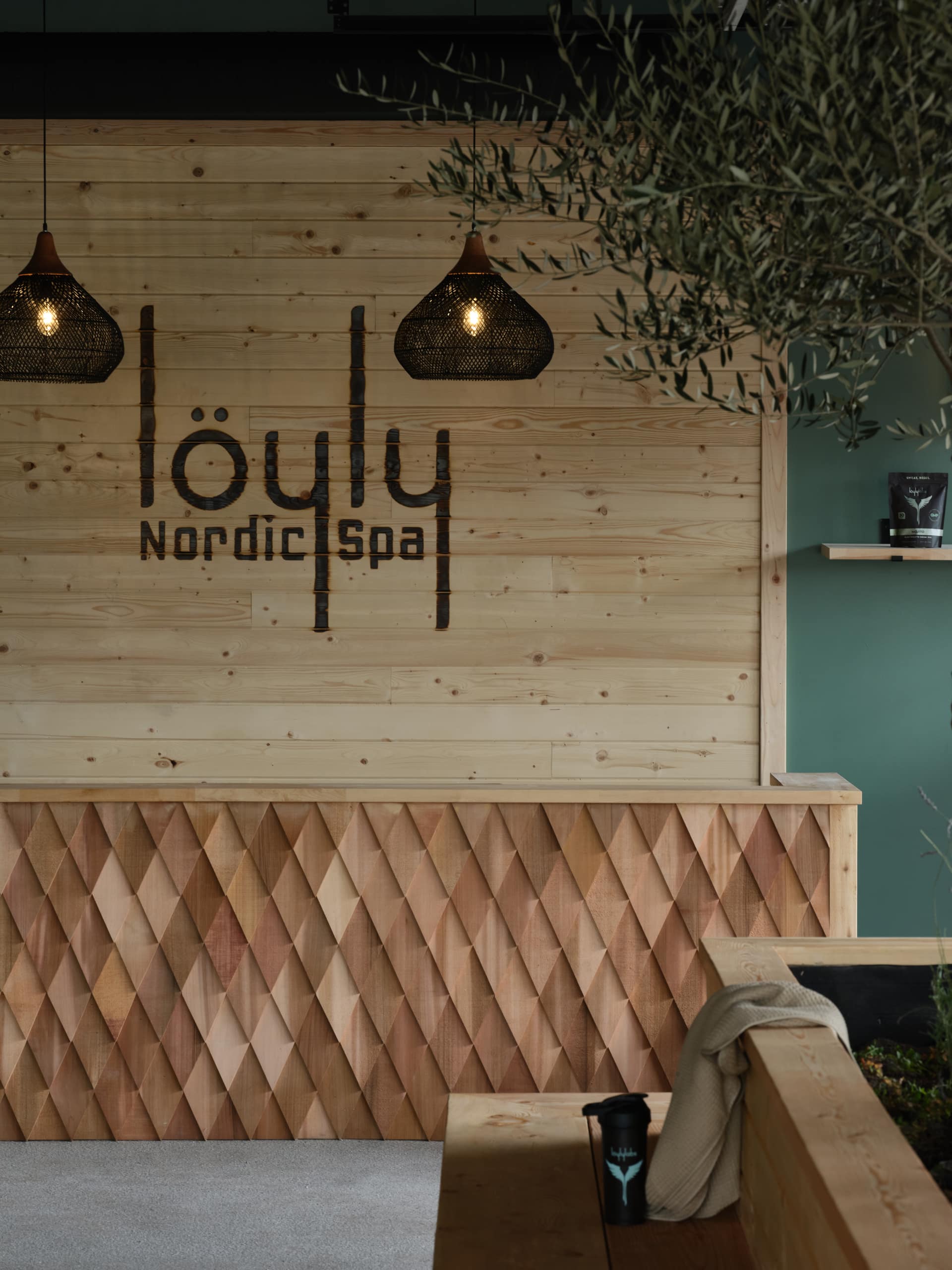 Löyly Nordic Spa interior — authentic Finnish sauna experience